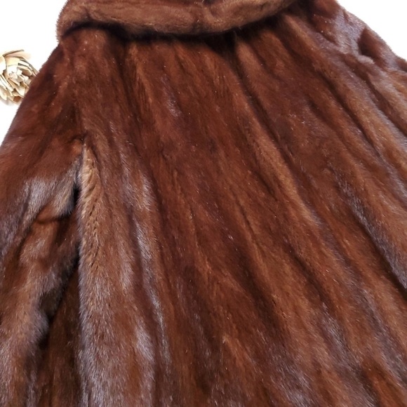 Bonwit Teller Brown Mink Coat - Picture 8 of 10